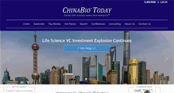 Desktop Screenshot of chinabiotoday.com